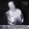 Decoraciones Súper Brillantes para Uñas con Polvo de Diamante Triturado de Cristal, Polvo de Brillo Diamantado Deslumbrante de Ángulo Recto, Polvo de Cristal de Color con Pedrería Transfronteriza