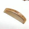 Pente de madeira de pêssego portátil pequeno dentes largos dentes dentes esculpidos pente pente de cabeleireiro feminino pequeno presente engrossado pente de madeira de pêssego