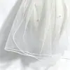 Velo de Novia Estilo Nuevo para Registro de Matrimonio y Propuesta, Velito para Fotografía de Boda, Perla de Imitación Simple, Venta Directa de Fábrica