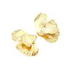 Chunshan-Vintage Luz de Luxo Metal Ginkgo Folha Brincos Exagerado de Alta Qualidade Multi-camada Flor Dourada Folha Brincos 324