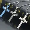 Colar Cruz Masculino Aço Inoxidável Colar de Casal Colar para Estudante Colocação de Vestido Colar Atacado