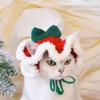 2026 Transfronterizo Amazon Nuevo Sombrero para Mascota Tejido a Mano Sombrero Morning Glory Lindo Sombrero para Gato Estilo Tejido