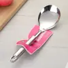Espátula de Acero Inoxidable de 5 mm de Espesor Cucharón para Sopa Colador para Fideos Mango Cuadrado Lijado Juego de Utensilios de Cocina Juego de Utensilios de Cocina de Acero Inoxidable Espesado de Seis Piezas