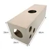 Tablero rascador para gatos casa para gatos combinación simple nido para un gato resistente a arañazos resistente a mordeduras túnel de escalada para gatos