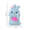 Brinquedos de Aperto de Vinil para Crianças, Desenho Animado Fofo Coelhinho Animal Brinquedos de Banho para Bebês, Atacado