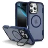 Funda para Teléfono Móvil Magnética a Prueba de Tres Elementos Adecuada para Apple 16Promax Cubierta Protectora Anticaídas para iPhone15Pro