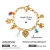 Design Silencioso e Bonito - Doce e Romântico Aço Inoxidável Dourado 18K com Pérola Borboleta Pingente em Forma de Pérola Colar Joias para Mulheres