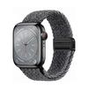 Pulseira de Relógio Tecida com Fivela Magnética de Argola Dupla Adequada para Apple 9 10 S11 iWatch Ultra Pulseira de Nylon