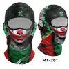 Máscara Facial de Seda Helada con Protección Solar de Calavera Venenosa de Payaso para Exteriores, Gorra Forro de Casco para Montar en Motocicleta, Unisex