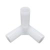 Suministros del Fabricante Conectores de Plástico en Ángulo Recto de Tres Vías, Conectores de Codo Recto de 11 mm, Conectores de Tres Vías, Accesorios de Plástico para Tiendas de Campaña