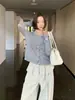 Cárdigan de punto Nind Tencel sin espalda con protección solar para mujer Diseño de primavera 2026 Delgado de manga larga Top T6261
