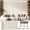 Pegatinas Engrosadas con Grano de Madera, Pegatinas de Pared Autoadhesivas, Pared de Fondo de TV Impermeable y a Prueba de Humedad, Papel Tapiz de Alta Gama, Paneles de Pared de Imitación de Madera Maciza