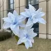 3 Flores de Lirio Artificiales Nuevas, Lirios Falsos para Boda y Decoración del Hogar, Al por Mayor