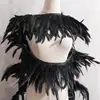 70 Designs de Joias, Acessórios de Cabeça e Acessórios DIY Feitos com Penas Pretas, Penas de Peru, Penas de Ganso e Penas de Avestruz