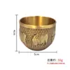 Cálice de Latão Baifu Taça Wufu Linmen Wuniu Fucai Dragão Decoração de Mesa Decoração Estudo Sala de Estar Artesanato