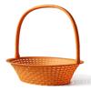 Cesta de Armazenamento de Frutas Estrutura Plástica Imitação de Rattan Cesta de Mão Cesta de Presente Acompanhante Atacado Cesta de Presente Loja de Frutas Cesta de Flores