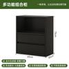Estantería de Estilo Medieval, Estante de Almacenamiento de Pared a Techo, Gabinete de Rejilla Negra para Sala de Estar, Gabinete de Almacenamiento, Estantería Combinada para Ventana de Mirador