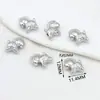 Retenção de Cor Alta Cobre Banhado a Ouro 18K Cavalo do Zodíaco Incrustado com Diamantes, Contas Espaçadoras, Acessórios para Joias Artesanais de Pulseira Colar DIY