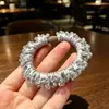Gomas para el pelo estilo coreano, modelo nuevo 2026, alta gama, hermosas diademas de pedrería para niñas, elegantes gomas para el pelo, gomas elásticas para el pelo, accesorios para el cabello