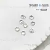 Manicure Floco de Neve Diamante Super Flash Branco Vitral Fundo Pontiagudo Diamante Grande Natal Ano Novo Flor de Gelo Decoração de Unha
