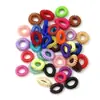 Lanyard para Teléfono Color Caramelo Fresco Goma para el Cabello Alta Elasticidad No Tira del Cabello Coleta Femenina Goma Simple Versátil Diadema