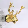 Cabeza de Ciervo Salvaje Vertedor de Vino Cabeza de Ciervo Vertedor de Vino Vertedor de Vino Boca de Vino Acero Inoxidable 304 Boca de Vino Utensilios para Vino Coctelera de Vino Profesional Elegante