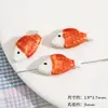 Contas Cerâmicas Criativas de Peixe Pequeno Pintadas à Mão Contas de Cordão Artesanais Contas Soltas Pulseiras Brincos Pingentes DIY Acessórios para Joias