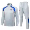 2526 Conjunto de Entrenamiento para Adultos Edición Retro Conjunto de Entrenamiento Traje de Entrenamiento de Fútbol Manga Larga Conjunto de Entrenamiento Retro para Adultos
