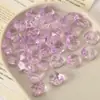 Estilo Fresco y Elegante Cuentas de Cristal de Forma Irregular, Cuentas Sueltas de Vidrio con Agujero Recto, Materiales para Accesorios de Joyería de Pulsera y Collar Hechos a Mano para Bricolaje, Enfilado de Cuentas