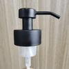 Botella de espuma de vidrio de 350 ml, botella de desinfectante de manos con hombro plano, botella con bomba de espuma de acero inoxidable de 44 dientes, subembotellado de mousse en stock