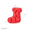 Molde de bolo de silicone para árvore de Natal amazônica DIY Boneco de neve Boneco de gengibre Papai Noel Pudim de geléia de chocolate