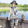 Conjunto de Pijama de Algodón y Seda para Mujer de Mamá, Talla Grande, Verano Manga Corta, Conjunto de Rayón para Mujeres de Mediana Edad y Mayores, Moderno para que las Mujeres lo Usen Afuera