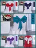Funda Elástica Floral para Silla sin Atar con Lazo, Universal Engrosada para Hotel Banquete Boda