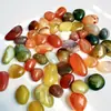 Pedras de Ágata Coloridas Naturais, Pedrinhas Multicoloridas, Pedras Lapidadas para Vasos de Aquário, Cascalho, Fornecimento Direto do Fabricante
