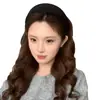 Faixa de cabelo larga estilo coreano com esponja encaracolada para mulheres, outono/inverno, que aumenta a altura, projetada para levantar o topo da cabeça, acessório de cabelo estiloso e versátil