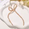 Moda Coreana Larga Borla Cristal Lazo DIY Pinza para el Cabello Flor para Zapatos Accesorio para el Cabello Adorno Colgante