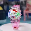 Relógio Infantil Rotatório com Luz e Música Desenho Animado Brinquedo Modelo Popular do Tiktok em Estoque Atacado