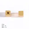 Vendas Quentes Transfronteiriças DIY Acessórios de Pulseira de Cristal Ouro Quadrado Perfurado Pequenas Contas Espaçadoras Acessórios Vendas Diretas de Fábrica