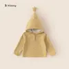 Sudadera con Capucha para Niña You Bao, Linda, de Colores, con Lunares, Gorro de Duende para Bebé, Cómoda, Apta para la Piel, Ropa de Otoño para Bebé