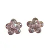 Estilo Ins Coreano Flor de Cinco Pétalos Iridiscente Flor de Perlas Flor de Tejido a Mano Versátil Accesorio para el Cabello Accesorio de Flor para Zapatos