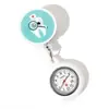 Reloj de Bolsillo de Enfermera Extensible de Dibujos Animados Reloj de Bolsillo de Doctor Batería Luminoso Impermeable Bolsillo Modelo Lindo para Mujer