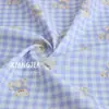 Algodón 40 Hilos Popelina Lindo Dibujo Animado Pequeño Floral Impresión Digital Tela para Ropa Infantil