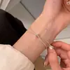 Pulsera de Perlas Irregulares Francesas Pulsera para Mujer Nicho Lujo Ligero Exquisita Moda Oro Media Pulsera Accesorios de Pulsera