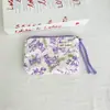 Porta-moedas Florido Fresco de Alto Valor Espuma Novo Estilo Bolsa de Armazenamento para Meninas Portátil Pequena Bolsa de Armazenamento para Batom para Viagem