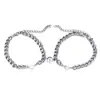 Pulsera de hebilla magnética de amor pulsera de hebilla magnética de pareja pulsera de succión de corazón de amor magnético de San Valentín creativa pulsera de pareja
