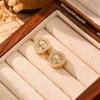 Aretes Brillantes de Estrella con Micro-Piedras de Zirconio para Mujer, Nuevos Pendientes de Moda de Alto Nivel Super Brillantes, Aretes Versátiles de Estilo Lujo Ligero