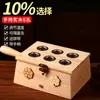Caja de Moxibustión Portátil para Uso en Casa, Dispositivo de Moxibustión Portátil, Soporte de Palo de Moxa de Madera Maciza, Recipiente de Moxibustión Calentador, Adecuado para Uso en Todo el Cuerpo
