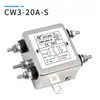 Filtro de fuente de alimentación de CA monofásica CW3 CW4L2 10A 20A 30A-S/T AC220V filtro de una/doble etapa
