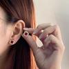Plato de Incienso para Mosquitos Clip para la Oreja Sin Agujeros en la Oreja Sentido Avanzado Temperamento Simple Aretes de Joker Moda de Lujo Ligero Aretes Indoloros al Mayoreo