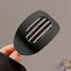 Pinza Curva para el Cabello de Paua para Mujer, Modelo Nuevo de Alta Gama 2026, Pinza para el Cabello con Parte Trasera Plana para Cabeza Plana, Pinza de Pico de Pato sin Molestias